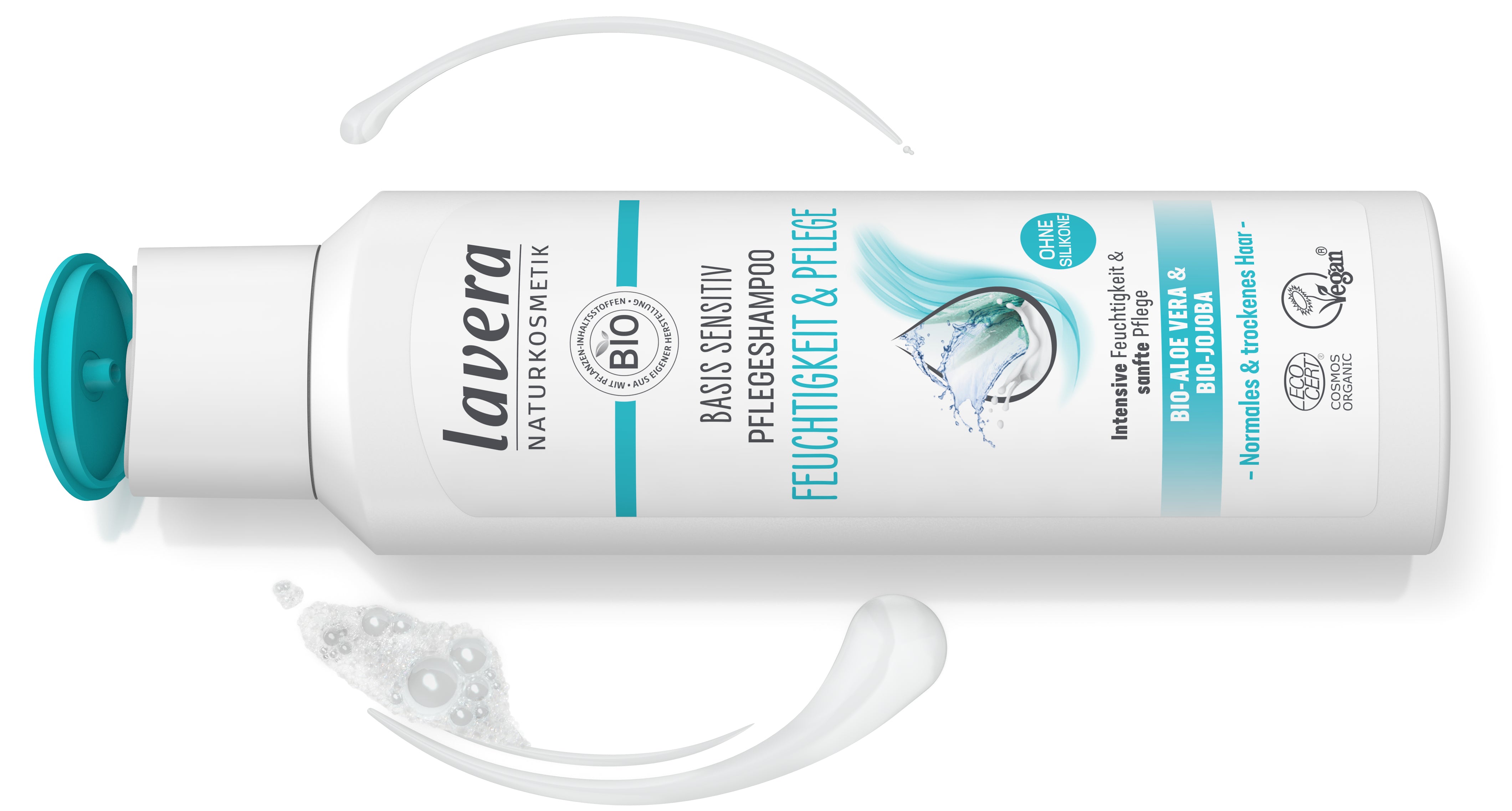 lavera basis sensitive Pflegeshampoo Feuchtigkeit & Pflege