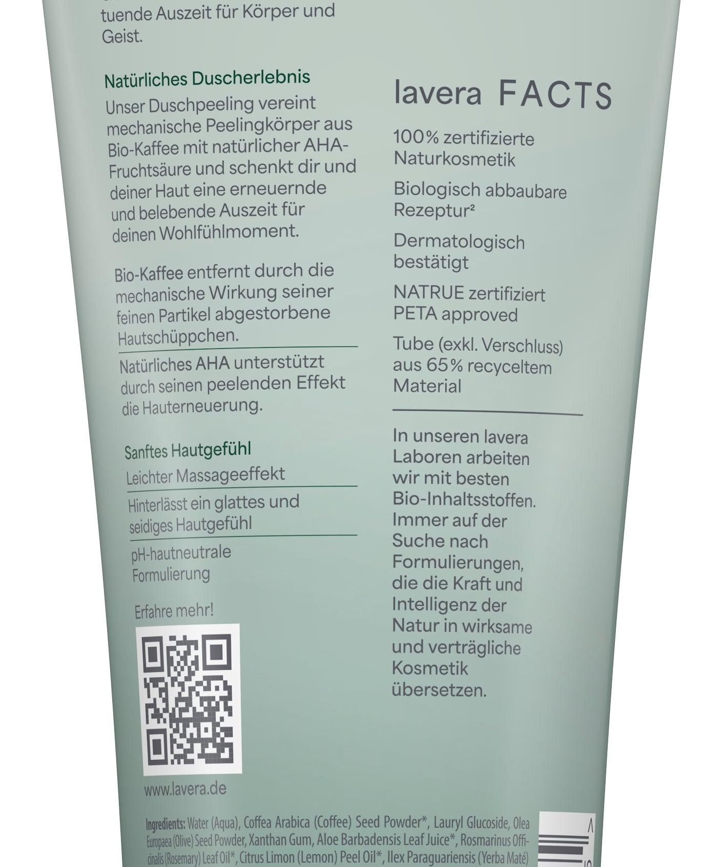 lavera Duschpeeling Purify Me