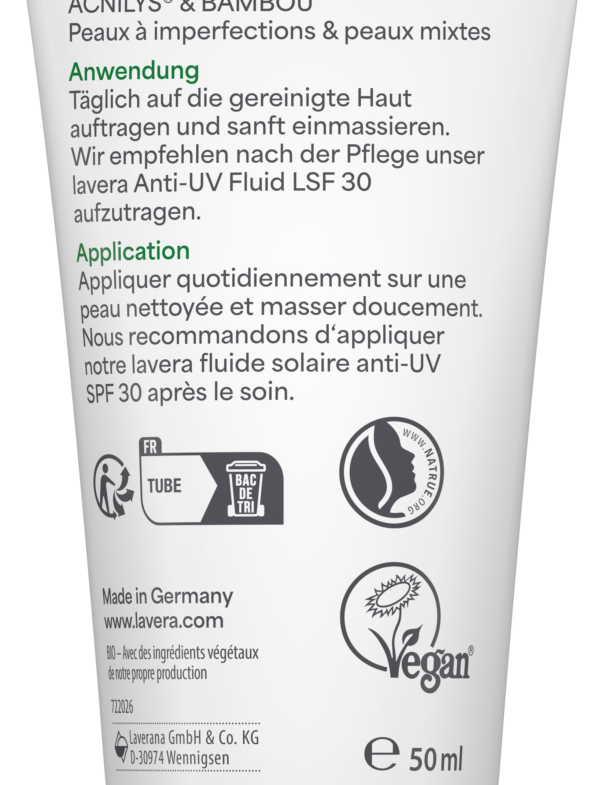 lavera Pure Beauty Matujący krem na dzień