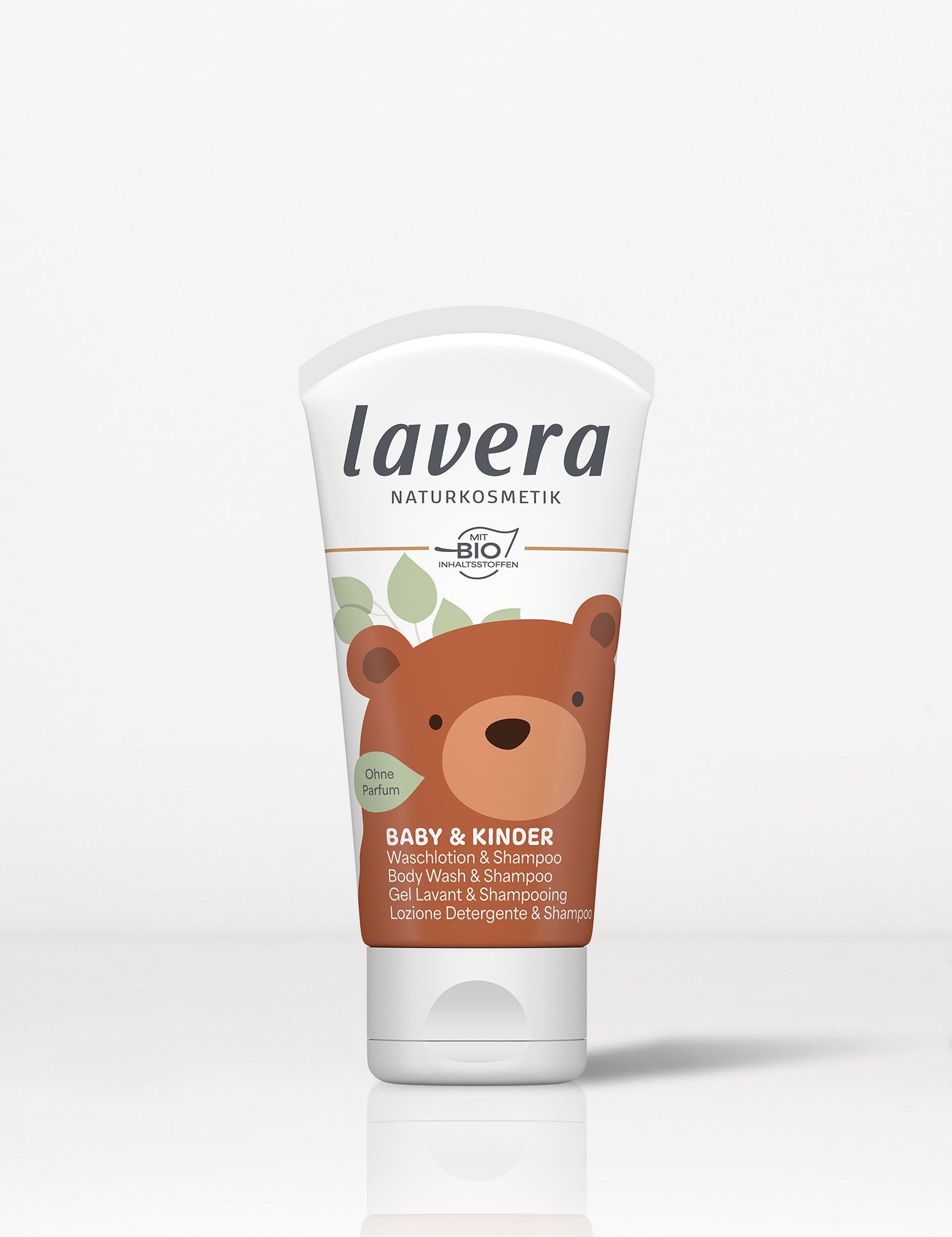 lavera Balsam do kąpieli i szampon dla dzieci i niemowląt (rozmiar podróżny)