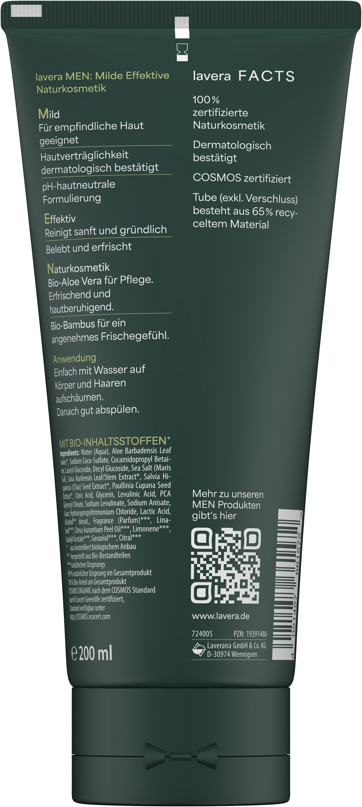 lavera Men sensitive 3in1 Duschgel