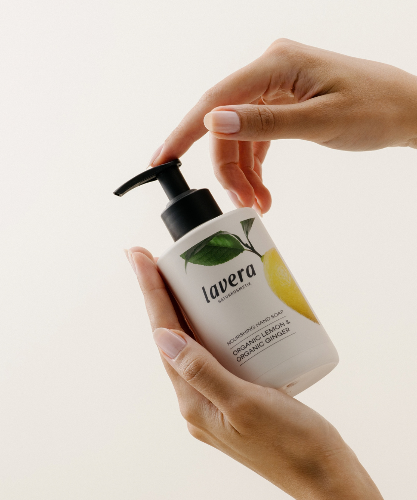 lavera Mydło pielęgnujące Bio-Cytryna i Bio-Imbir