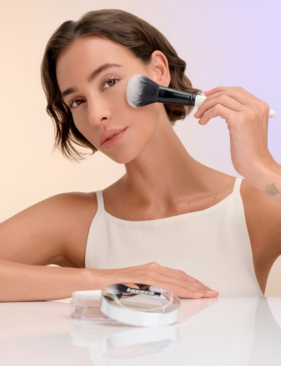 lavera Pore Refining Hydra Powder podczas aplikacji