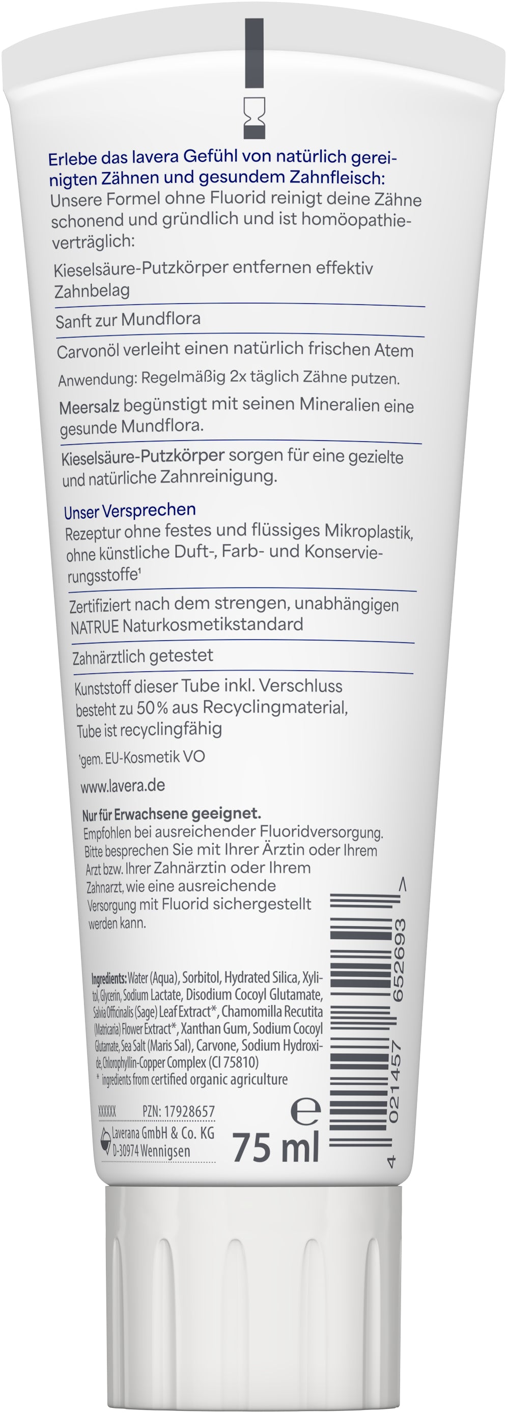 lavera Zahngel Neutral Fluoridfrei