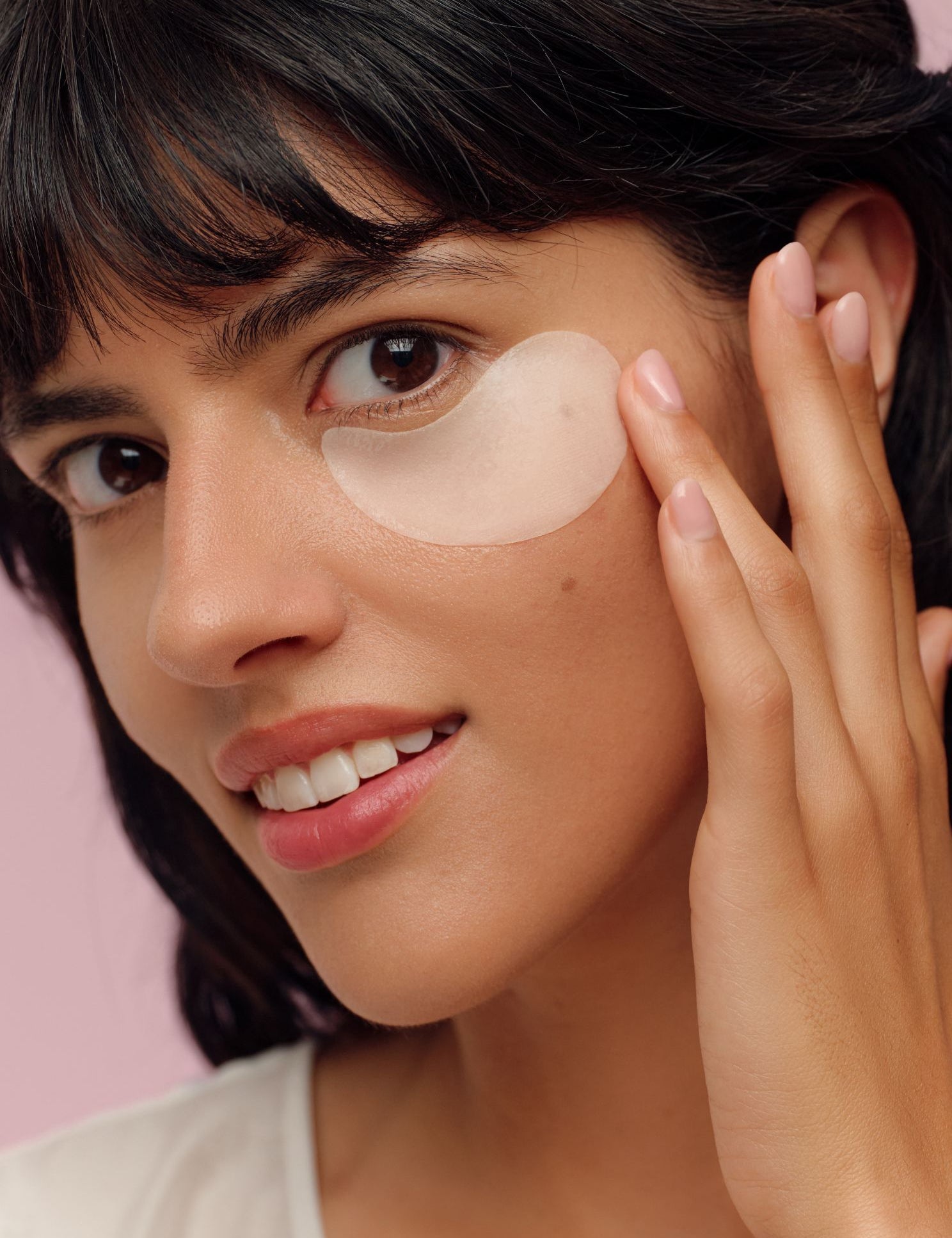 lavera Eye Patches Calm & Refresh podczas aplikacji