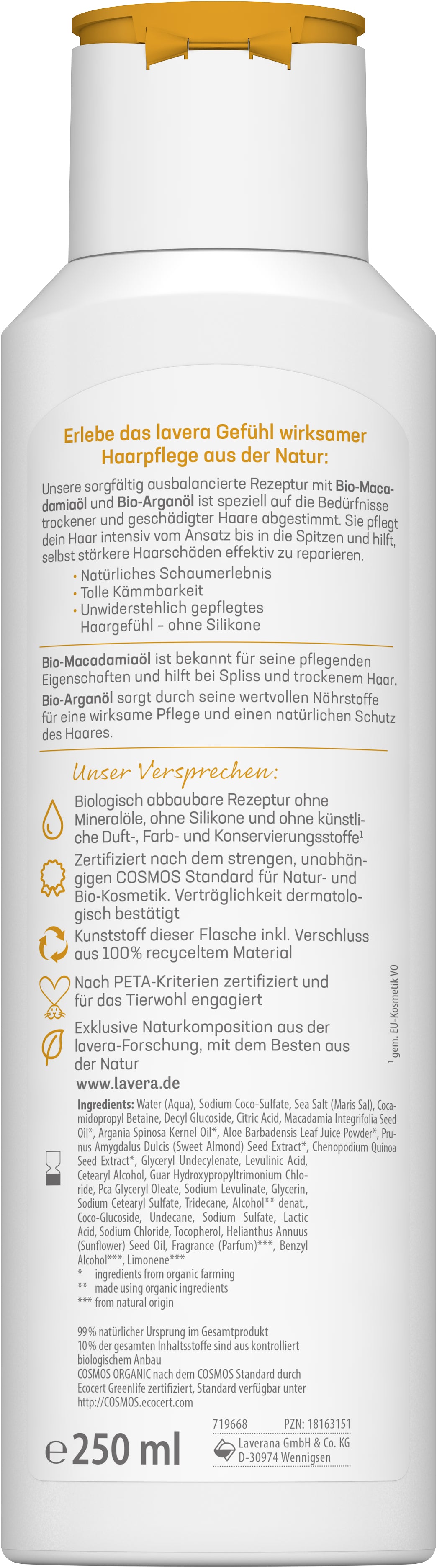 lavera Pflegeshampoo Repair & Tiefenpflege