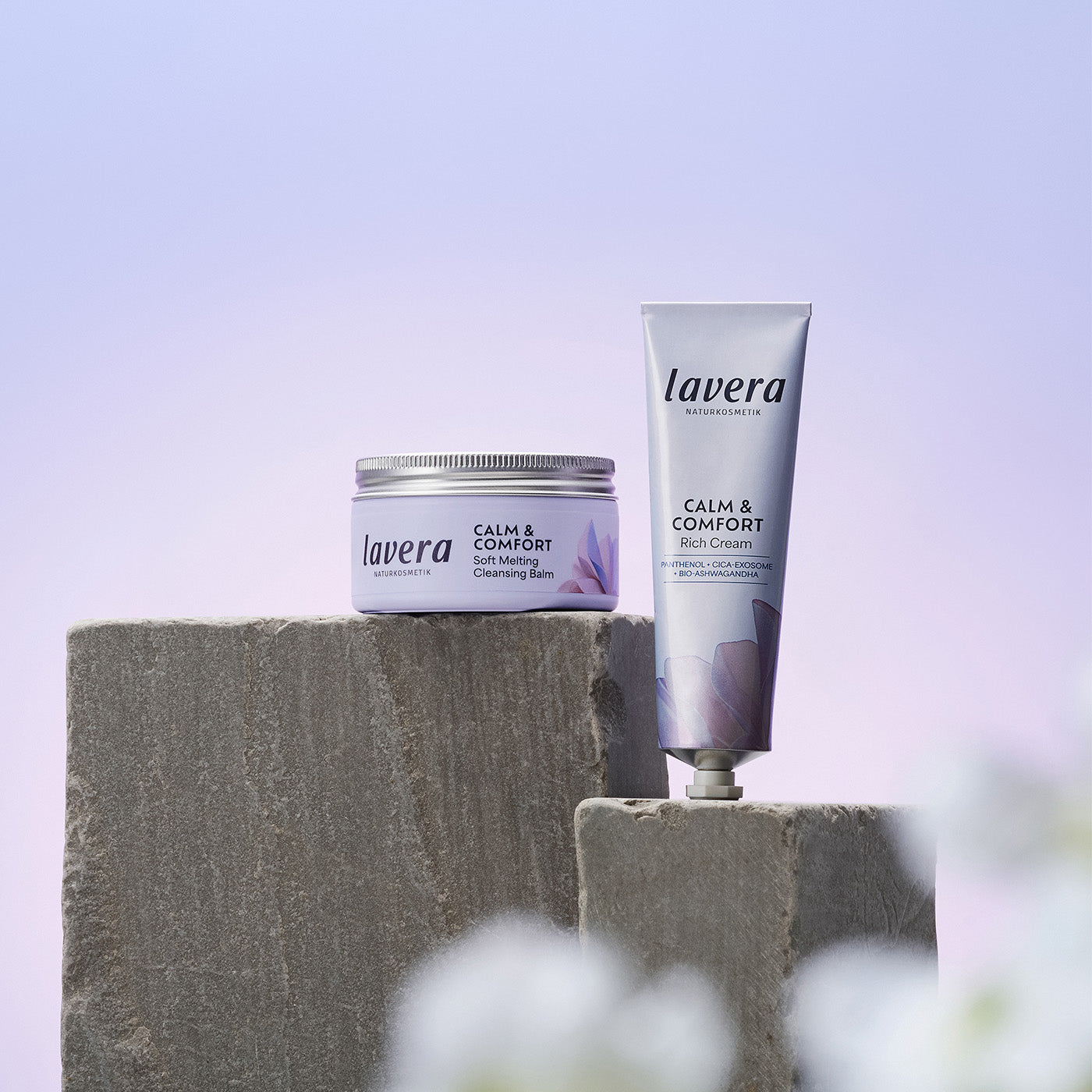 Calm & Comfort Soft Melting Cleansing Balm i Calm & Comfort Rich Cream