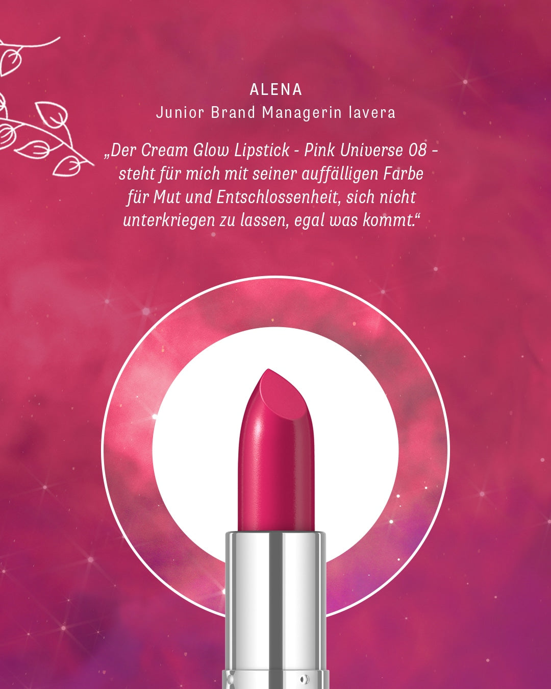Cream Glow Lipstick -Pink Universe 08-
