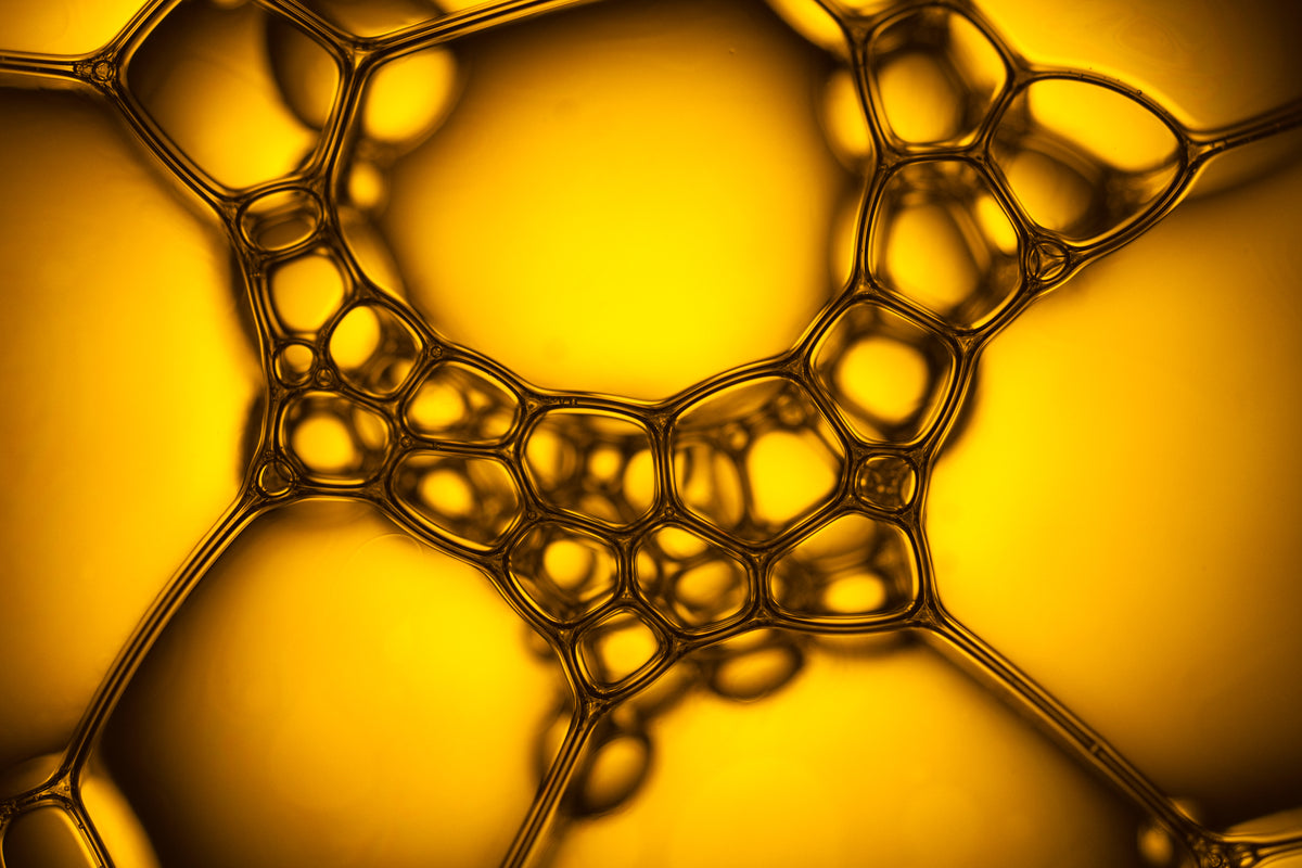 Goldgelbe Bubbles 
