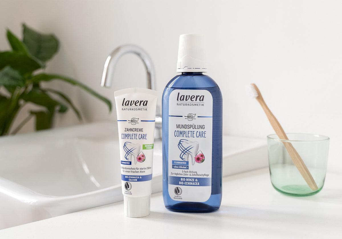 lavera Complete Care Zahncreme und Mundspülung