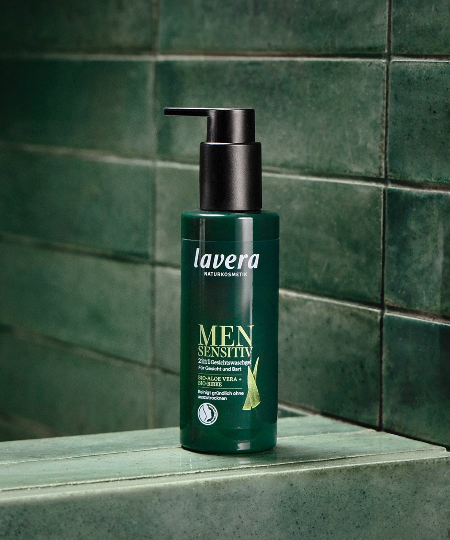 lavera Men sensitive 2in1 Gesichtswaschgel