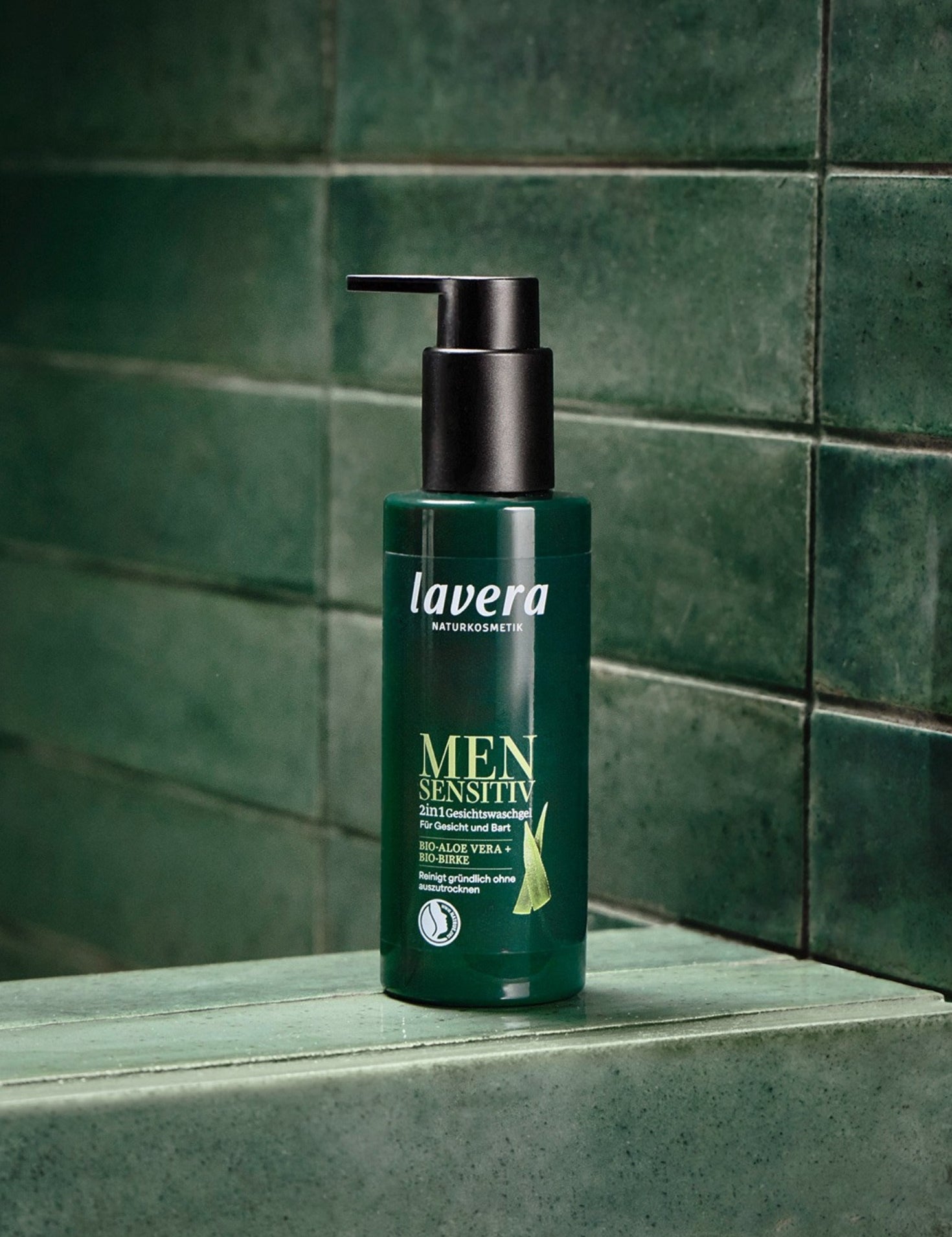 lavera Men sensitive 2in1 Gesichtswaschgel