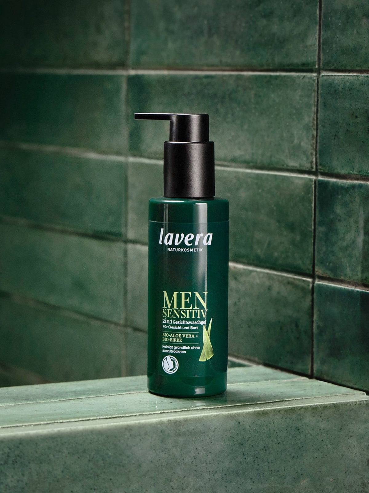 lavera Żel do mycia twarzy 2w1 Men sensitive