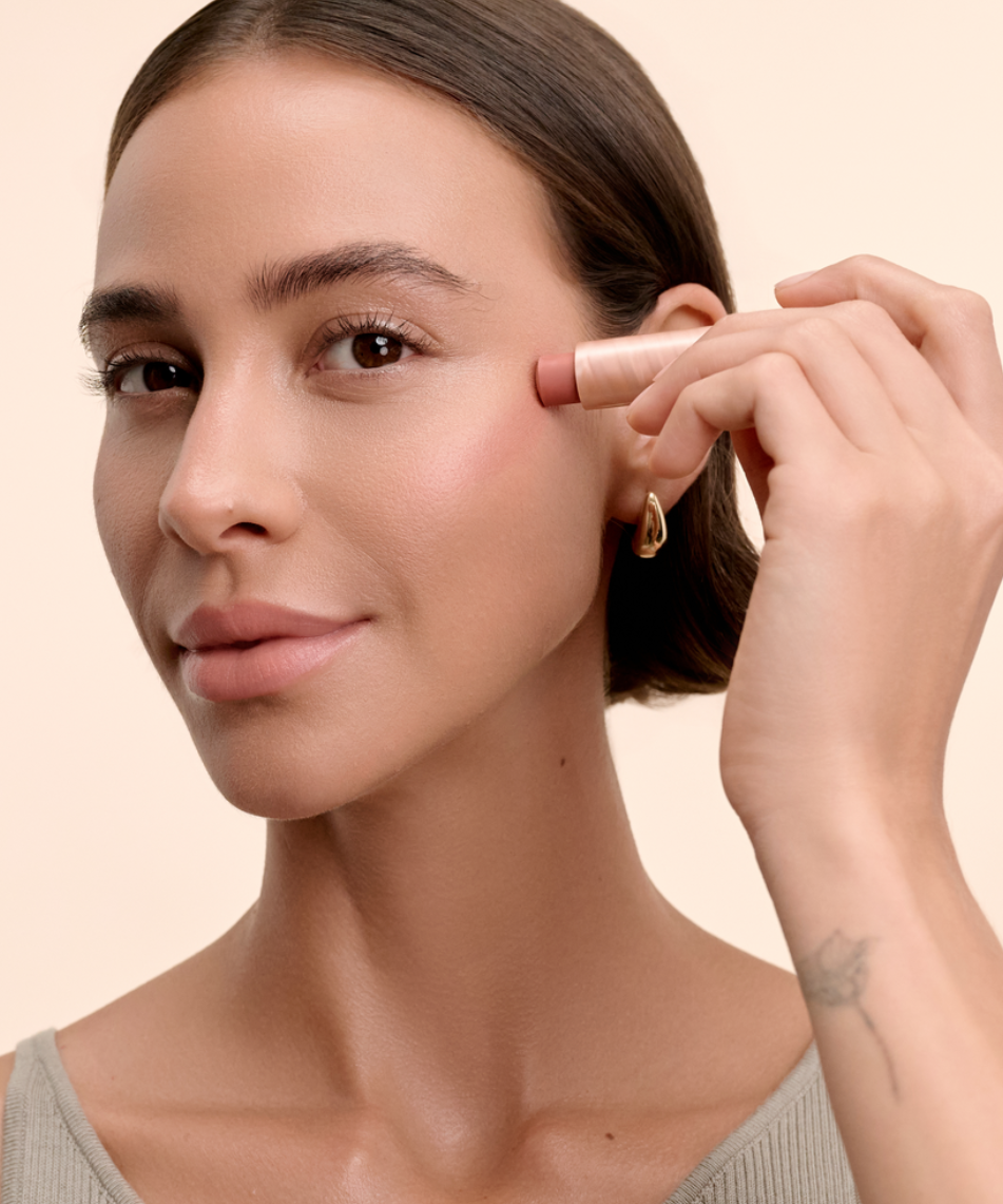 lavera Multi Balm -Rosy Horizon 05- podczas aplikacji