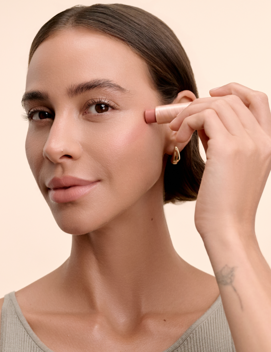 lavera Multi Balm -Rosy Horizon 05- podczas aplikacji