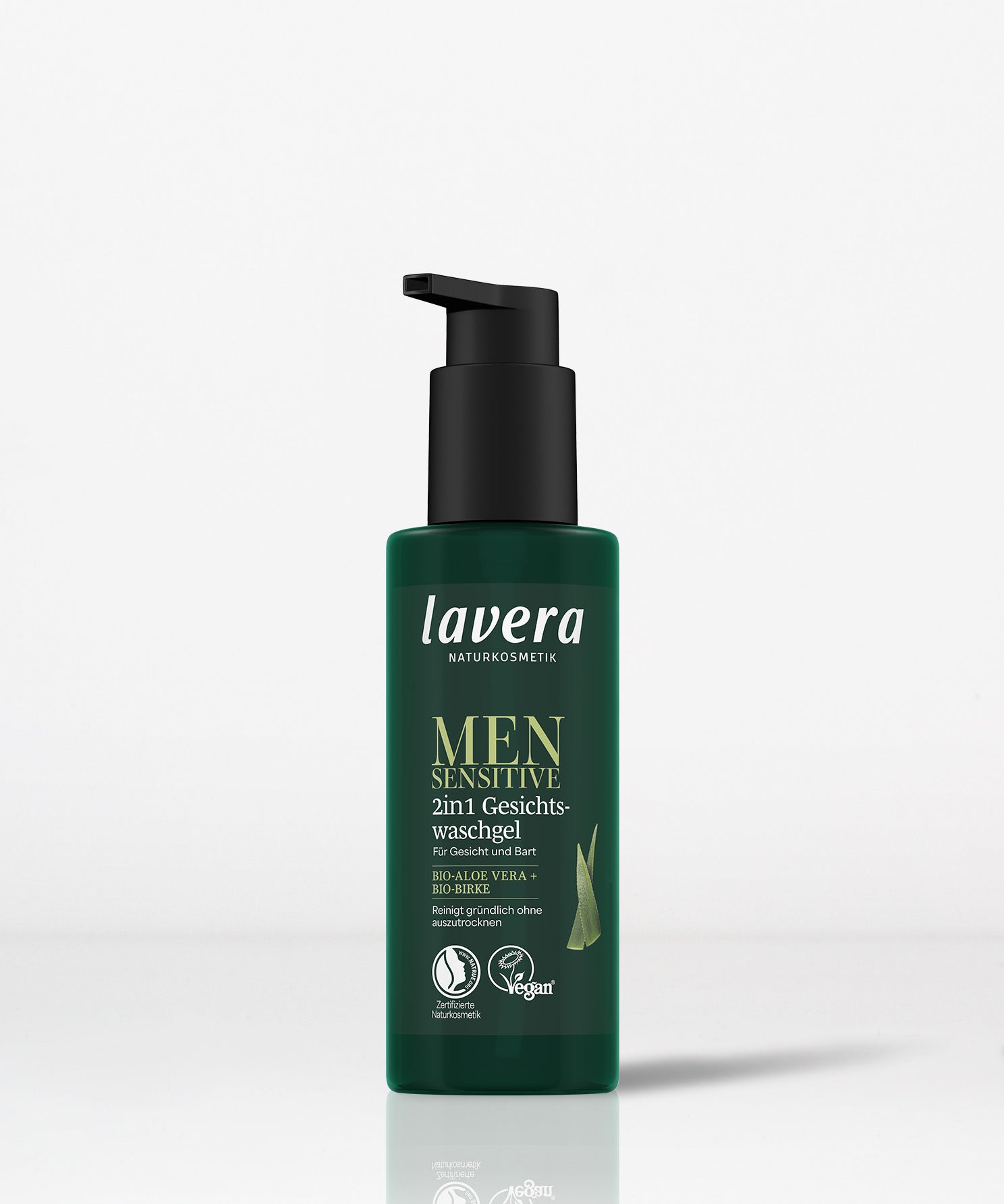 lavera Żel do mycia twarzy 2w1 Men sensitive