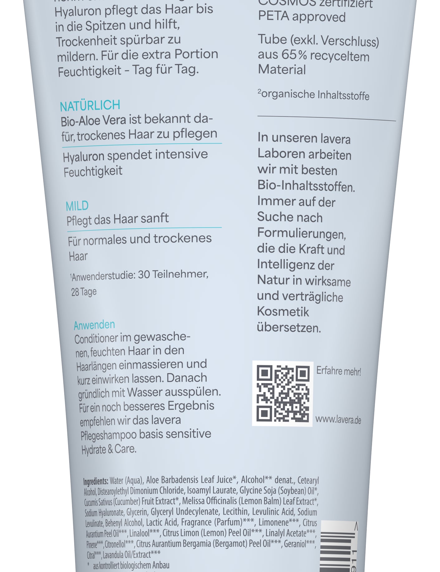 lavera Odżywka basis sensitive Hydrate & Care