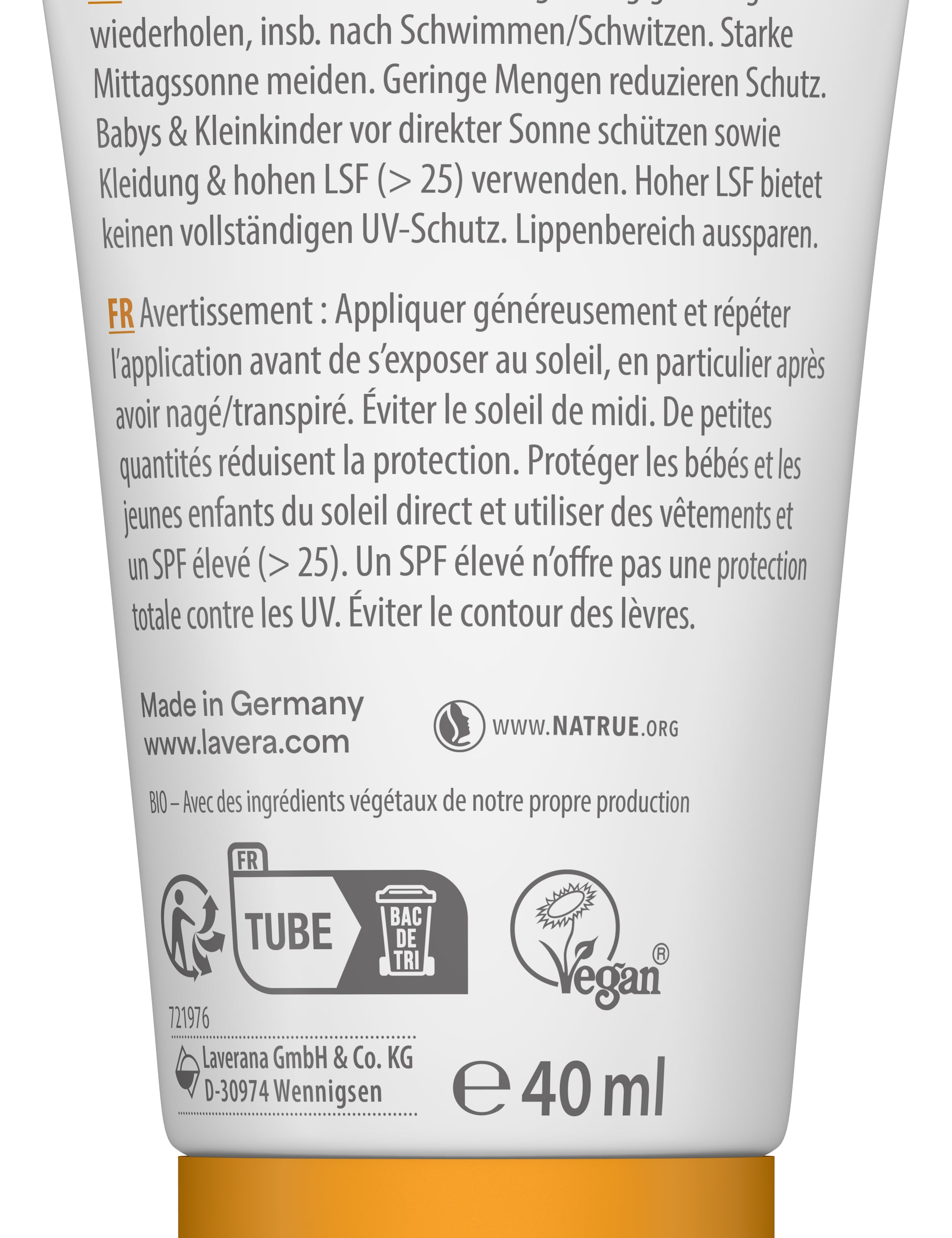 lavera Sonnenfluid Sensitiv LSF 50