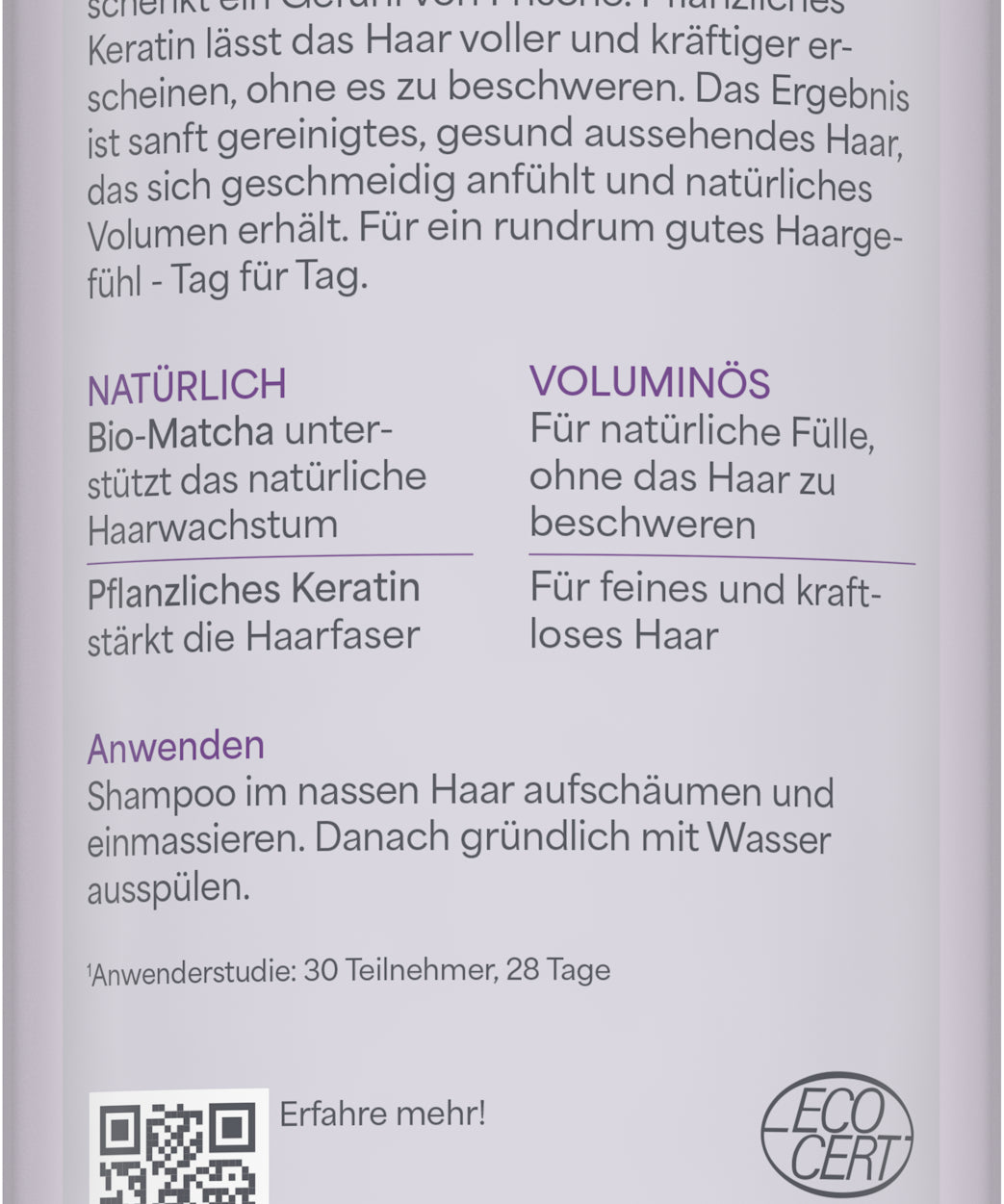 lavera Pflegeshampoo Volume & Lift