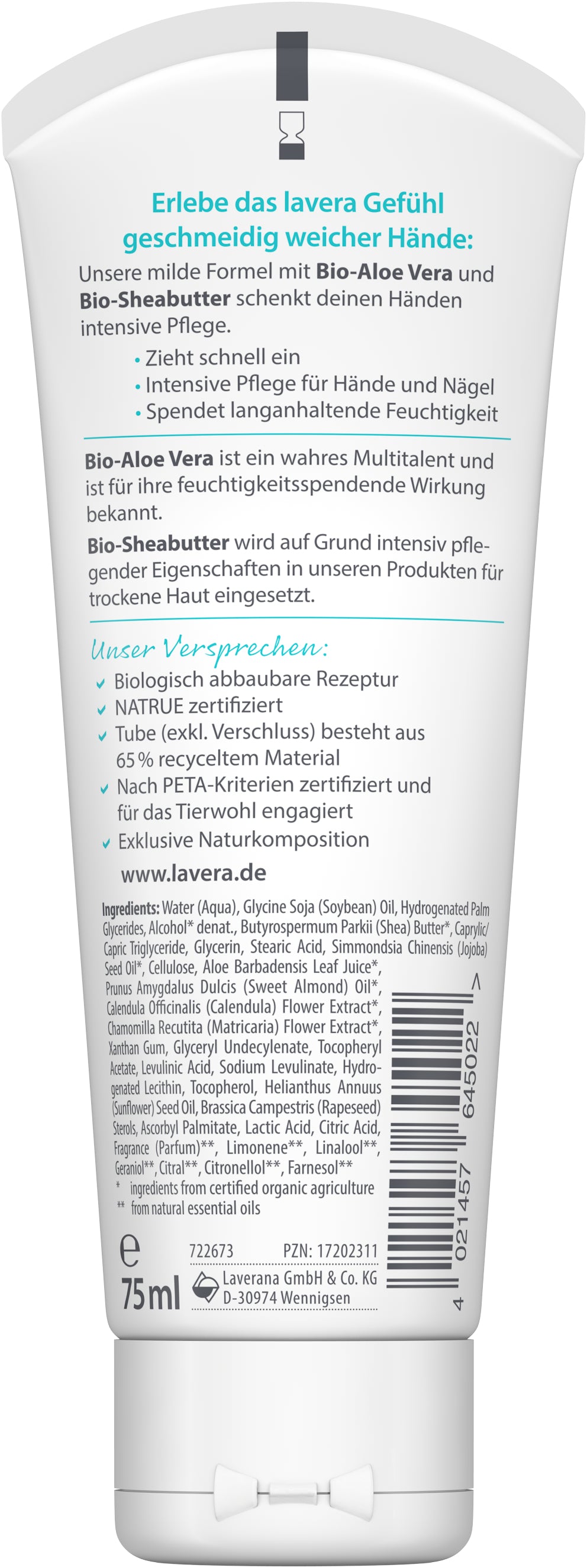 lavera basis sensitive Handcreme