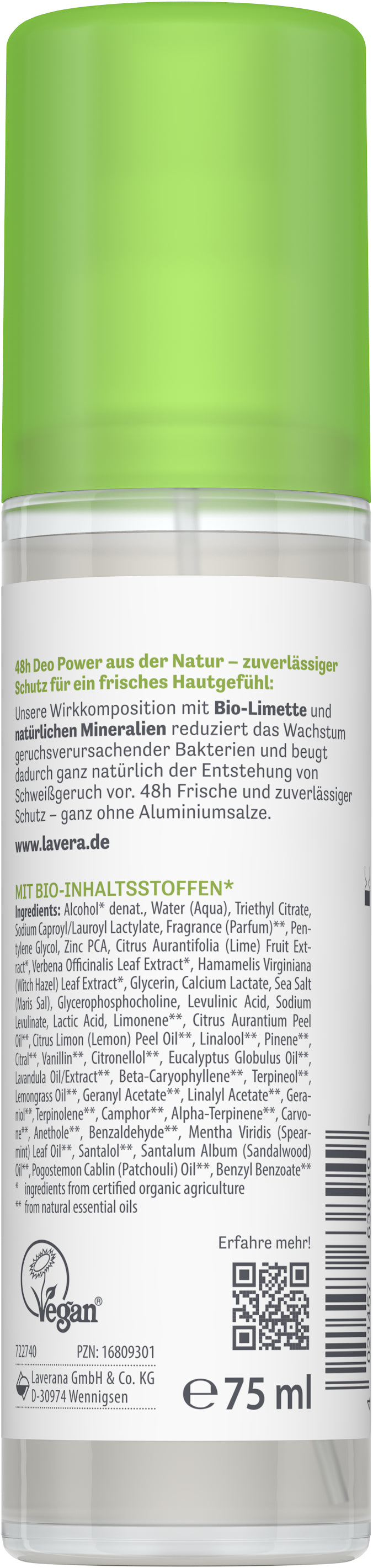lavera Dezodorant w sprayu NATURAL & REFRESH