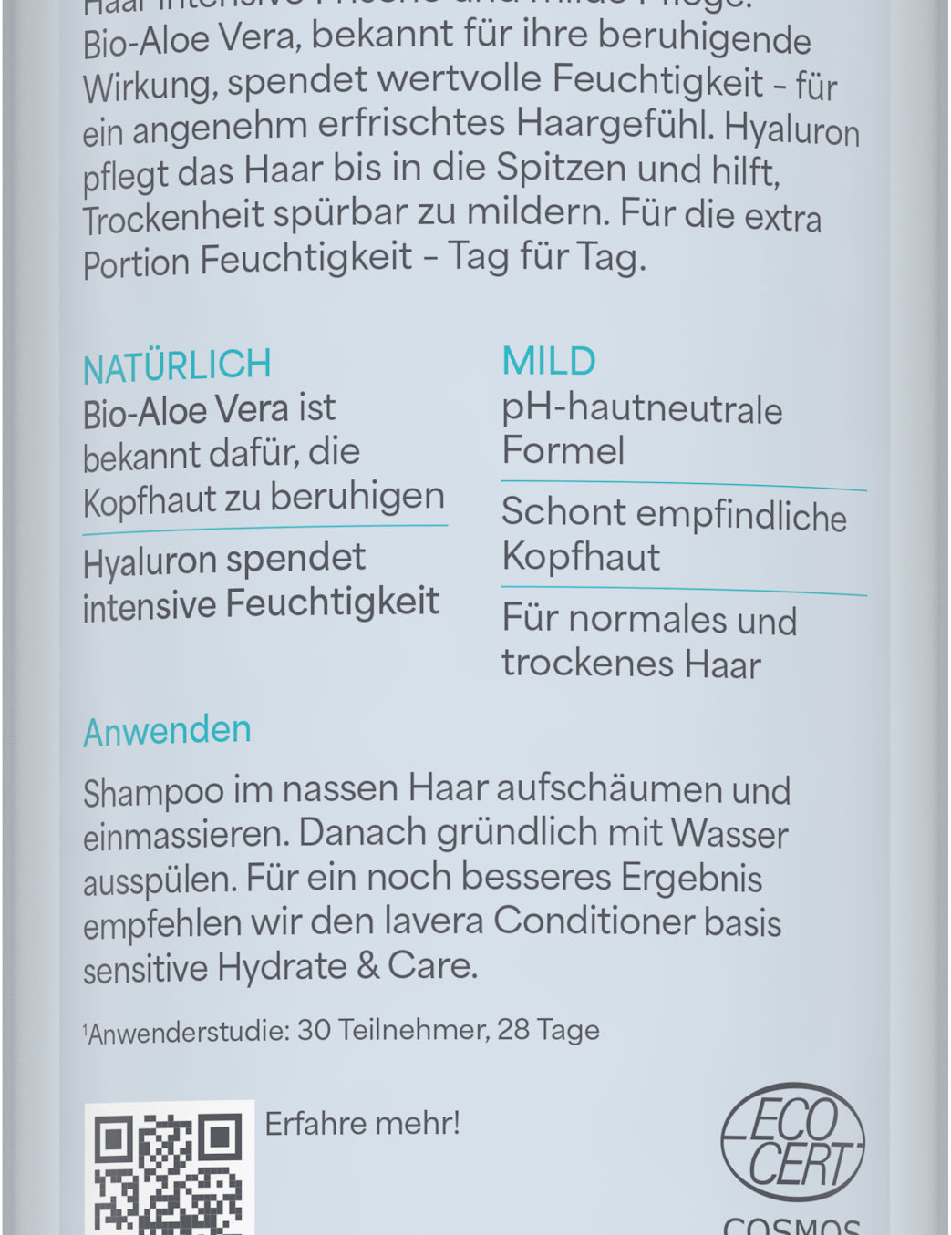 lavera Szampon pielęgnacyjny basis sensitive Hydrate & Care