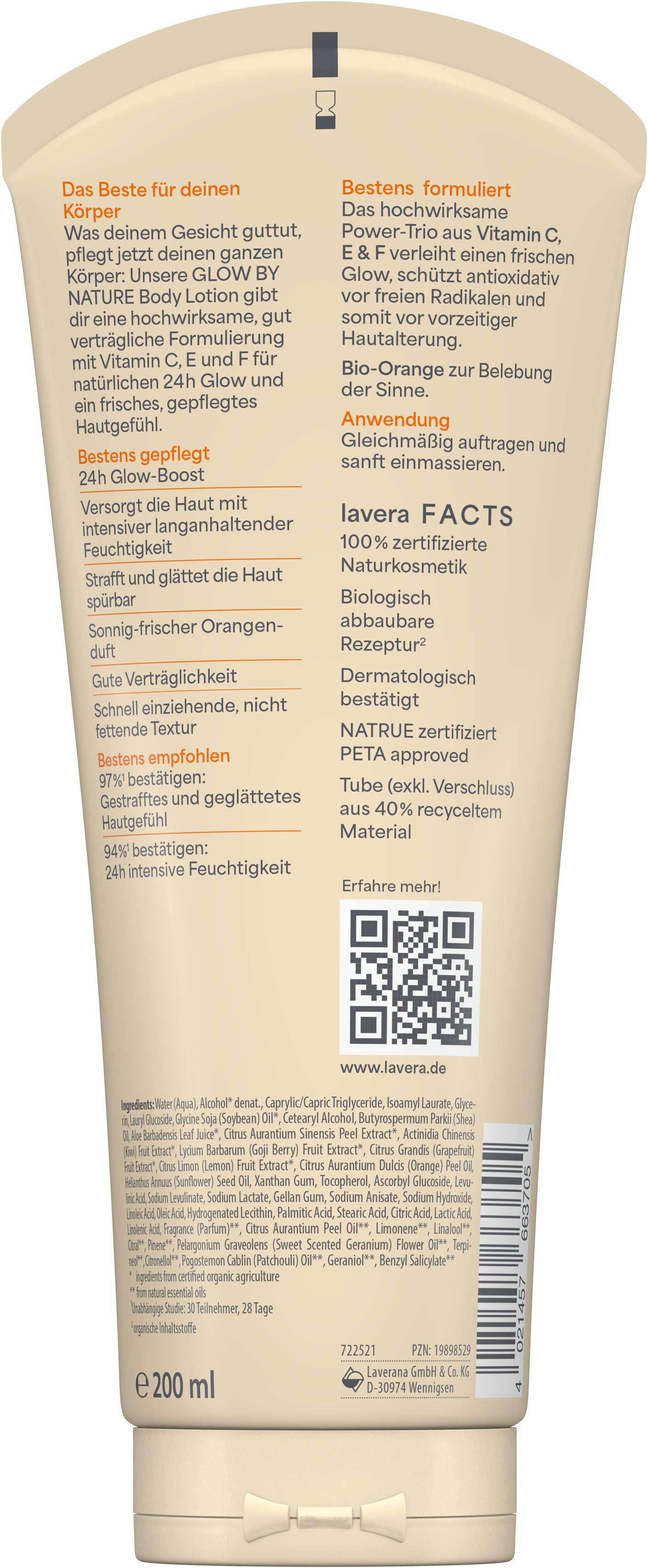 lavera Glow by Nature Body Lotion