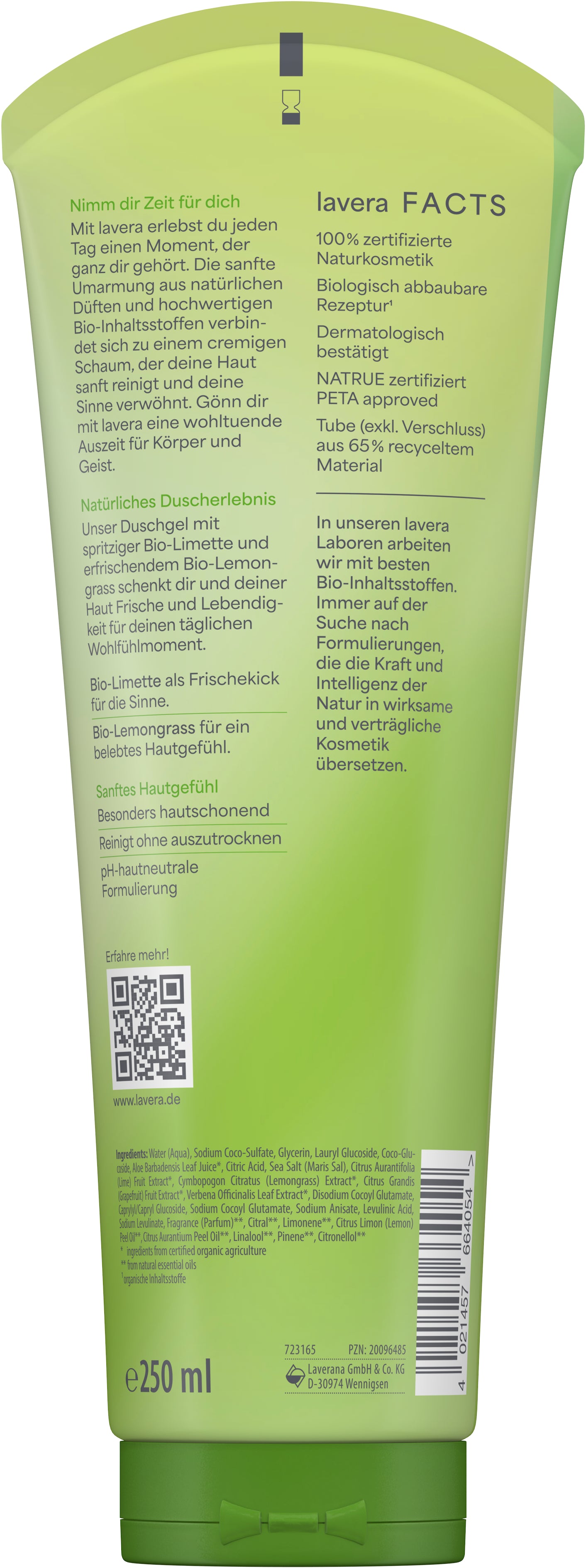 lavera Duschgel Refresh Me