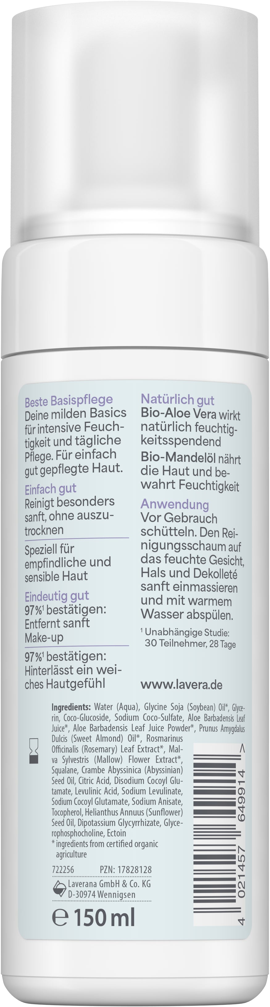 lavera basis sensitive Reinigungsschaum