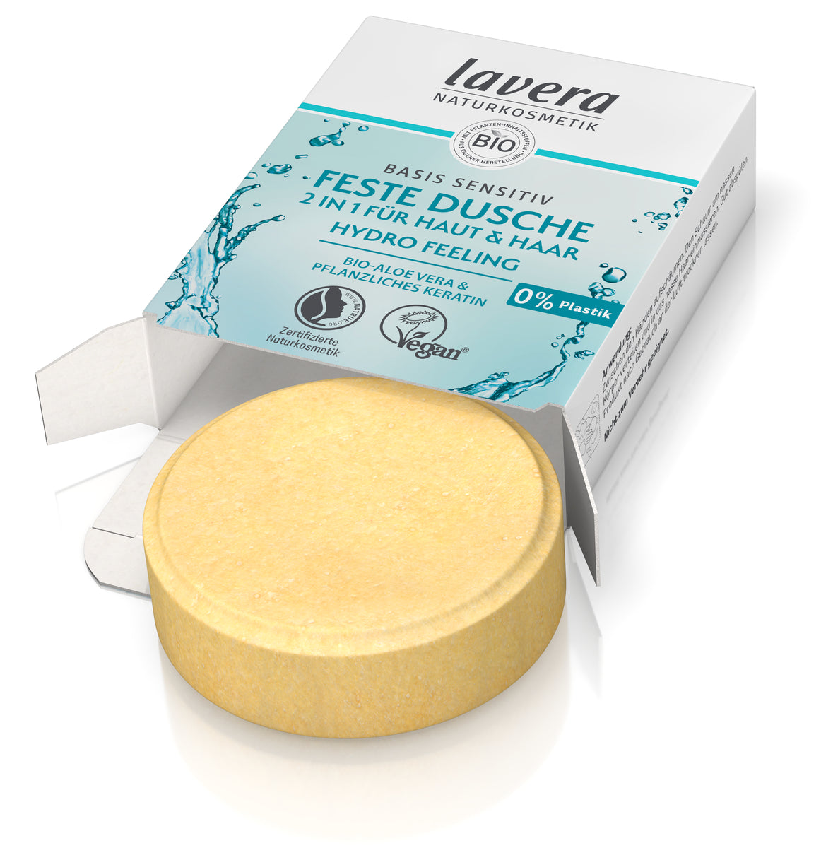 lavera lavera - żel pod prysznic w kostce 2w1 basis sensitive Hydro Feeling