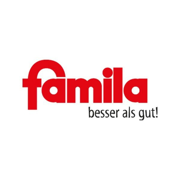 logo famila ze sloganem „besser als gut!