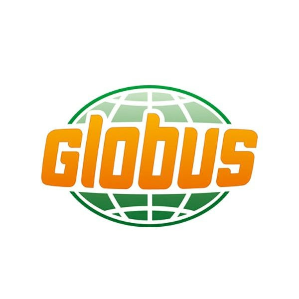 Logo globu z symbolem globu