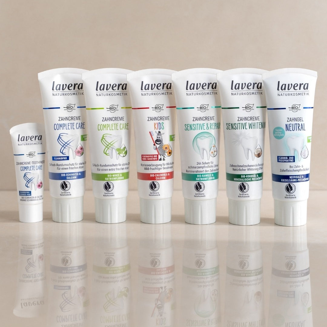 lavera Zahnpasta Range