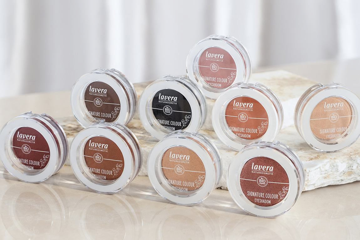 Lavera Signature Colour Eyeshadows in verschiedenen Farbtönen
